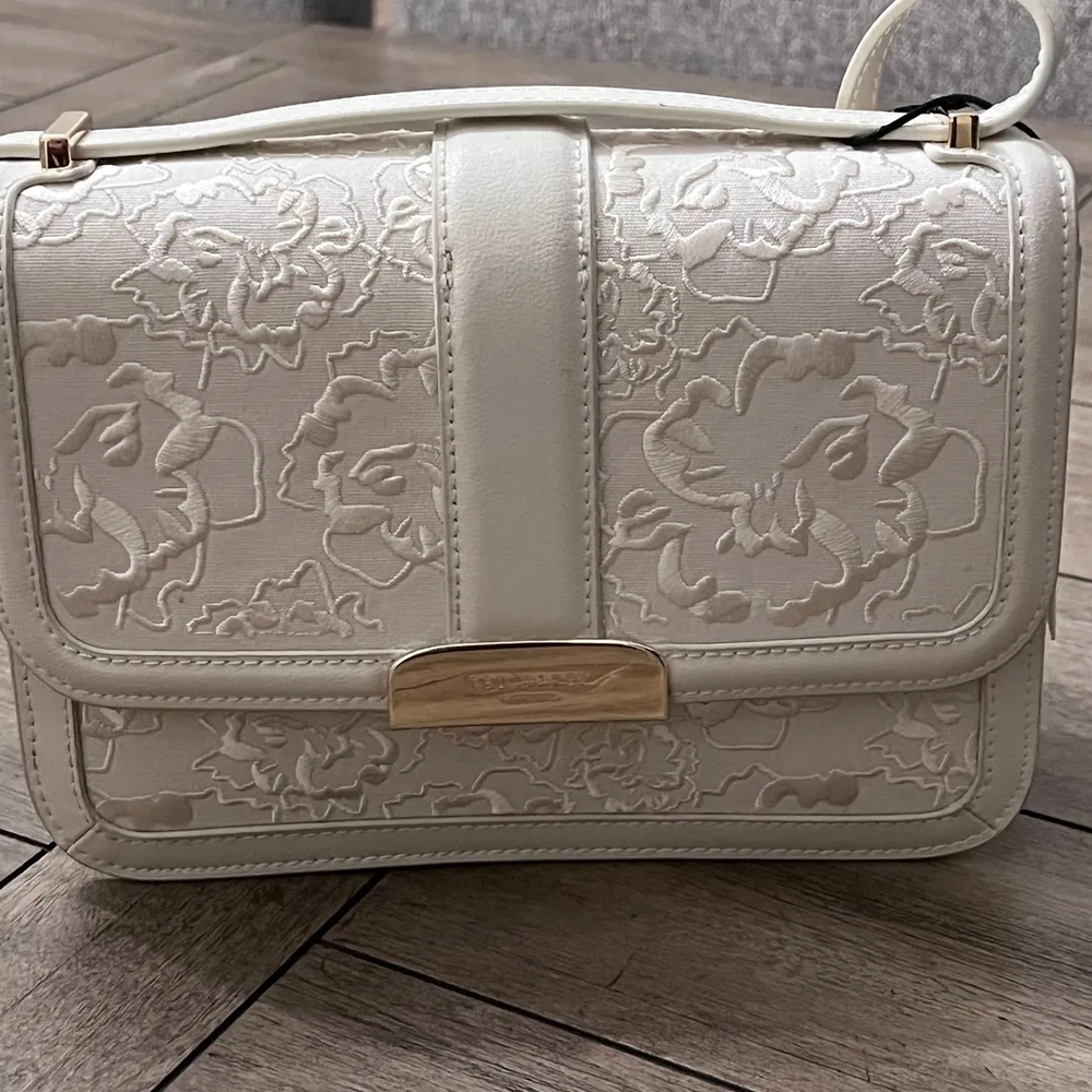 Nwt Ted Baker Floral Embossed Handbag
